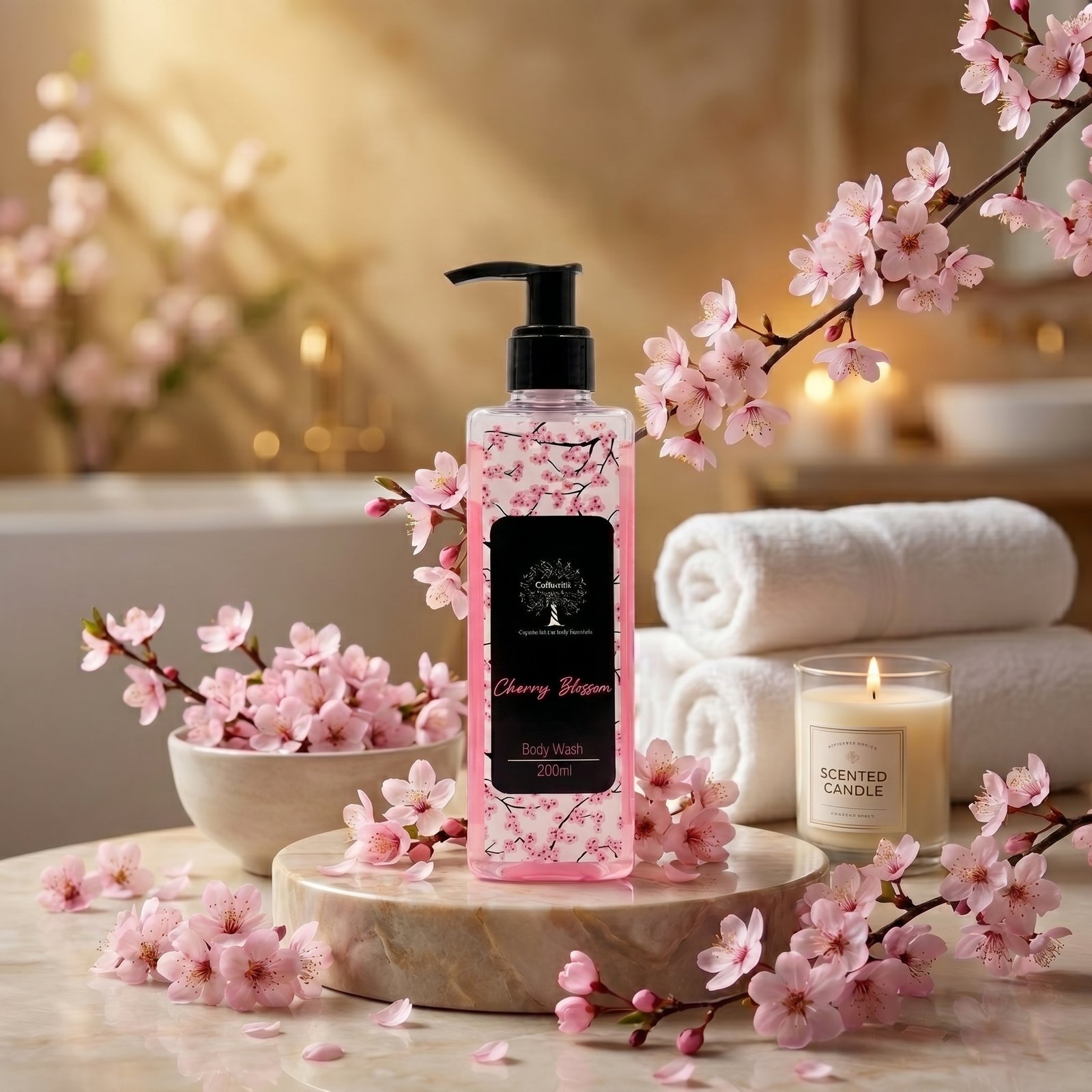 Oakmist Cherry Blossom Hydrating Body Wash (200ml)